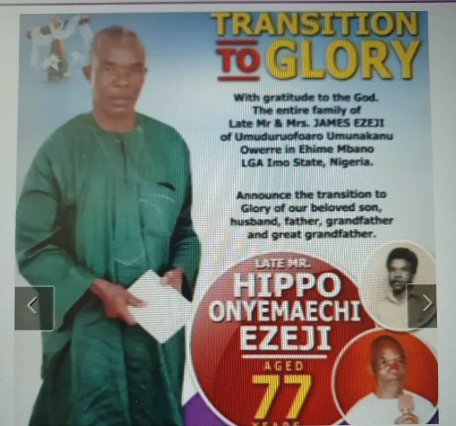 MR HIPPO ONYEMAECHI EZEJI