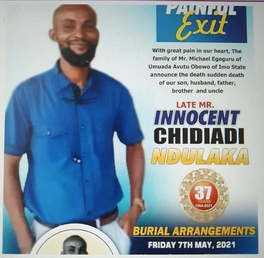 INNOCENT CHIDIADI NDULAKA